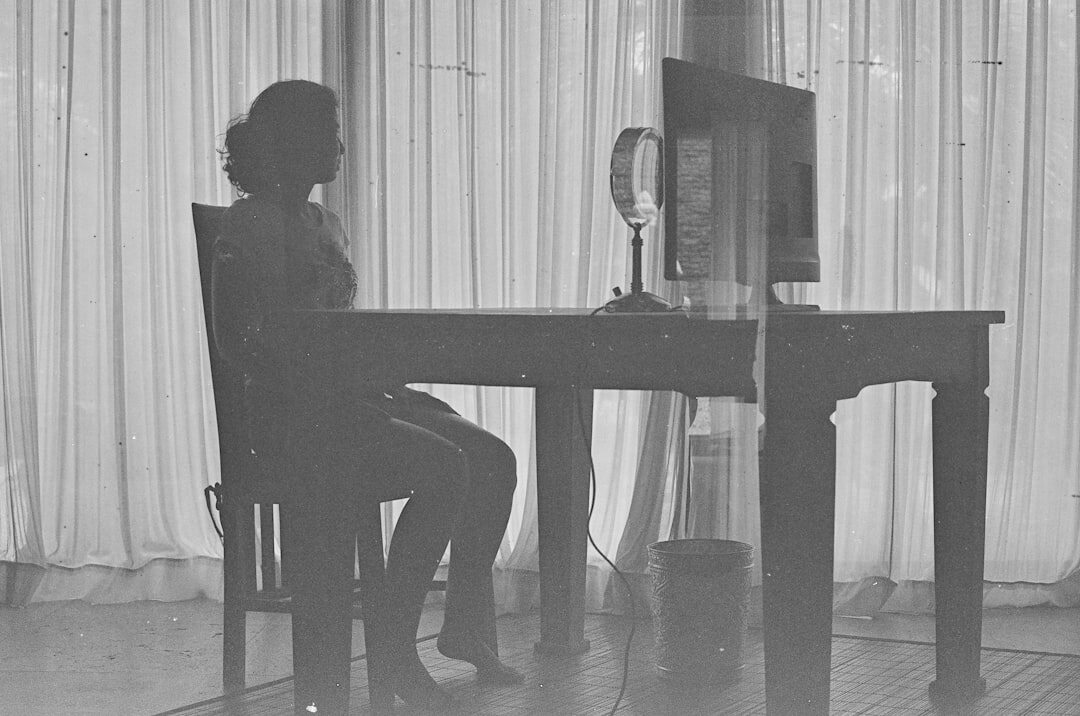 tv host at desk