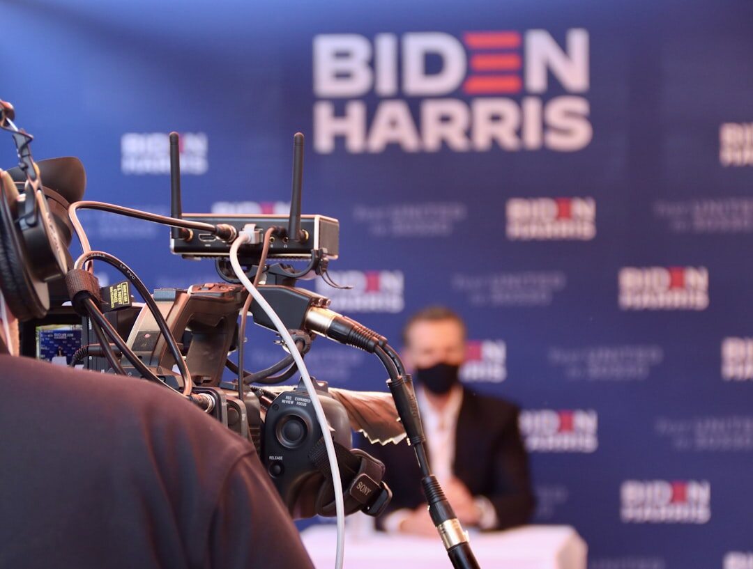 politician at press conference
